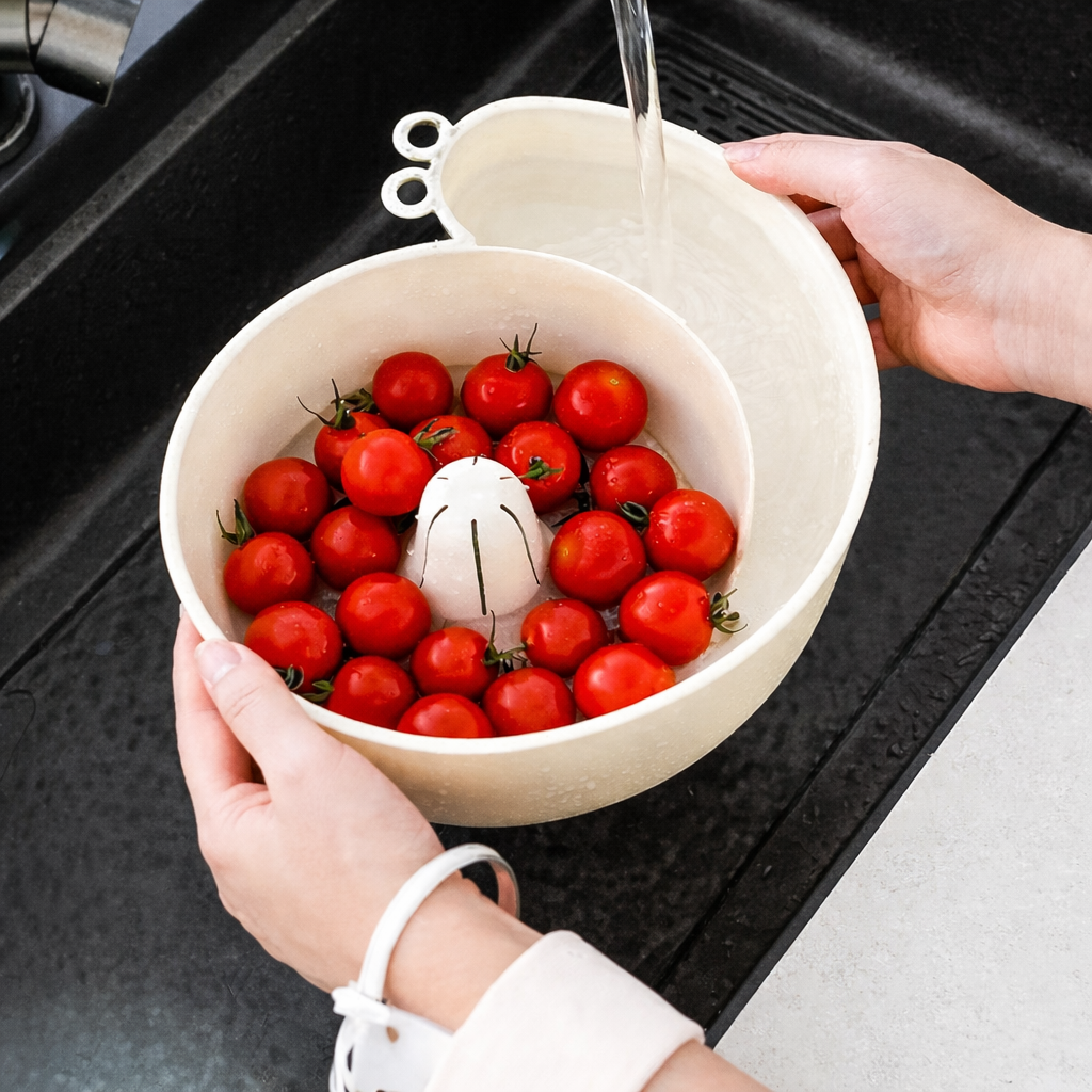 Smart Snail Drain Basket for Kitchen Sink  No Hand Washing Required | Smooth Water Flow | Anti-Clog Design 🚰✨