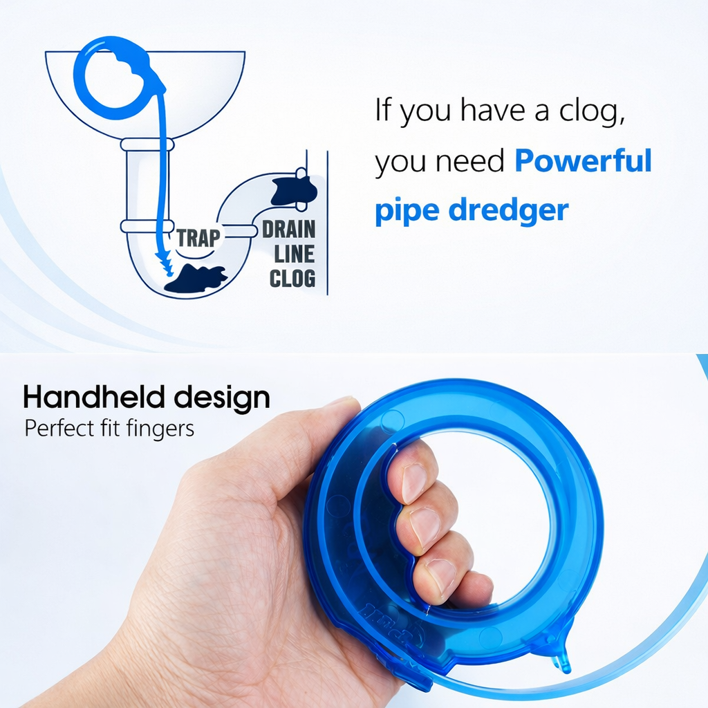 🚿 Sink Hair Catcher Drain Clog Remover Tool 🪝