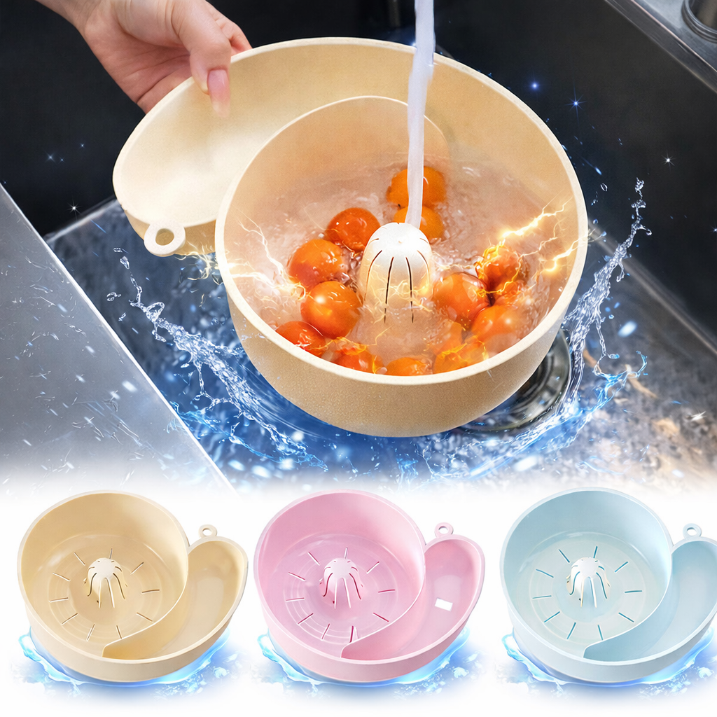 Smart Snail Drain Basket for Kitchen Sink  No Hand Washing Required | Smooth Water Flow | Anti-Clog Design 🚰✨