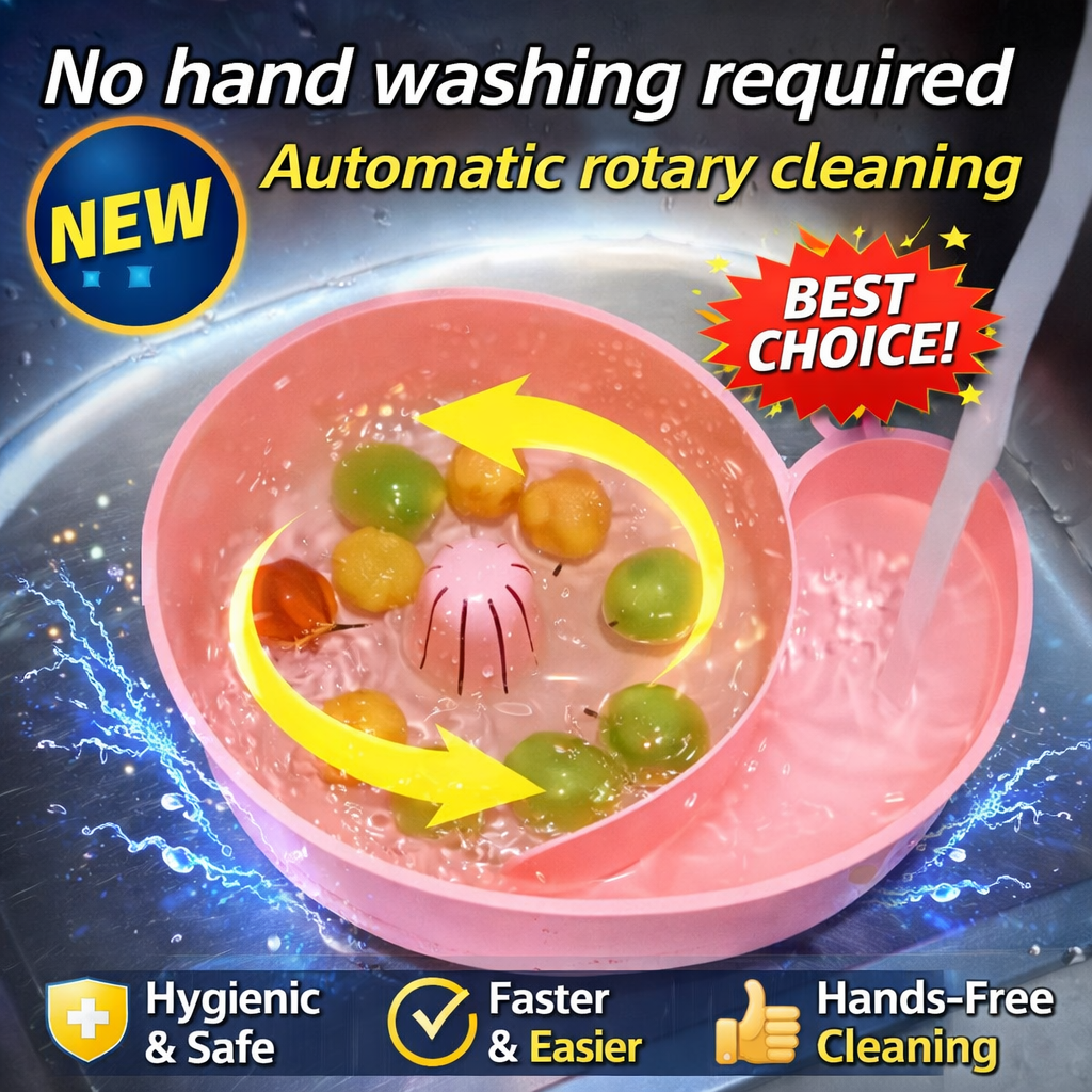 Smart Snail Drain Basket for Kitchen Sink  No Hand Washing Required | Smooth Water Flow | Anti-Clog Design 🚰✨